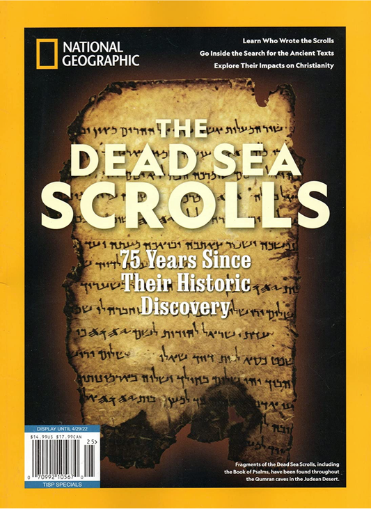 National Geographic Issue The Dead Sea Scrolls