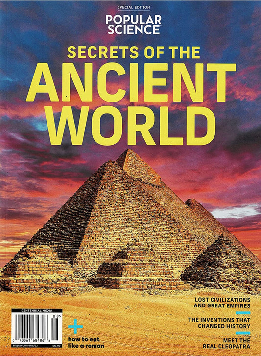 Popular Science Magazine Secret of the Ancient World
