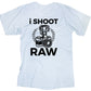 I Shoot RAW DSLR Design tee