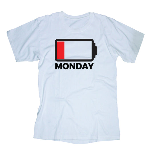 Monday Low Batt T-shirt White