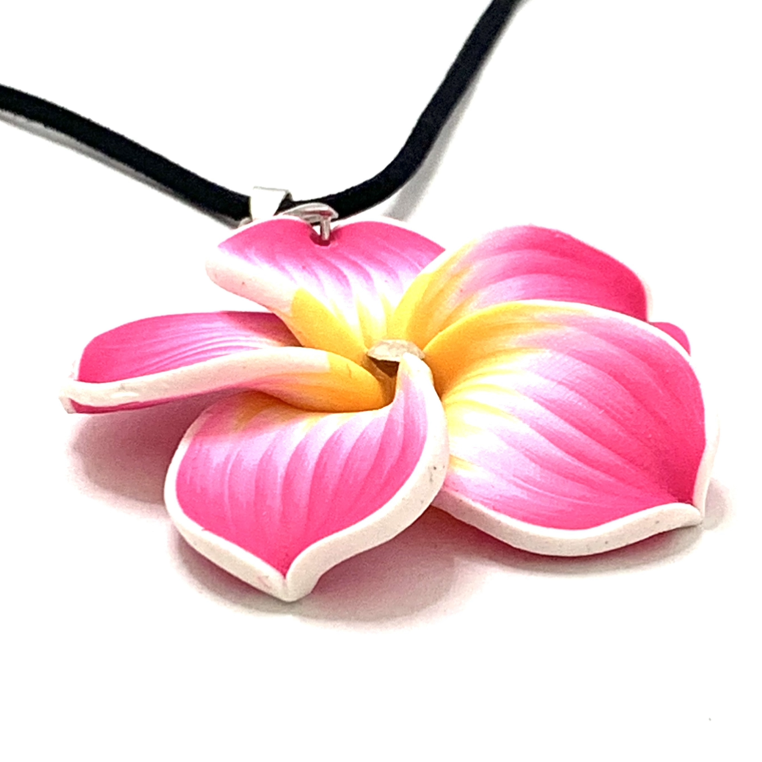 Hibiscus Flower Pink Necklace