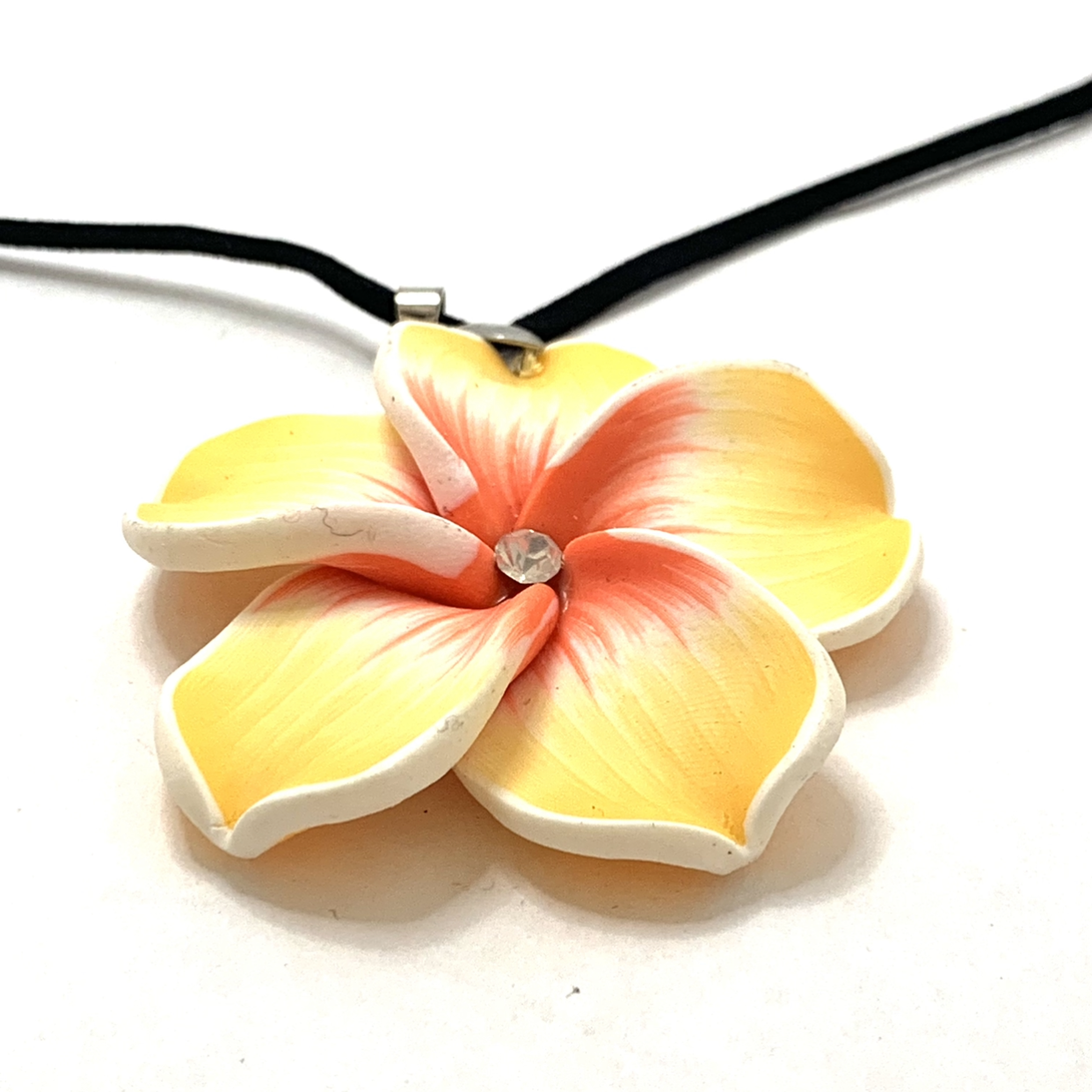 Hibiscus Flower Yellow Necklace