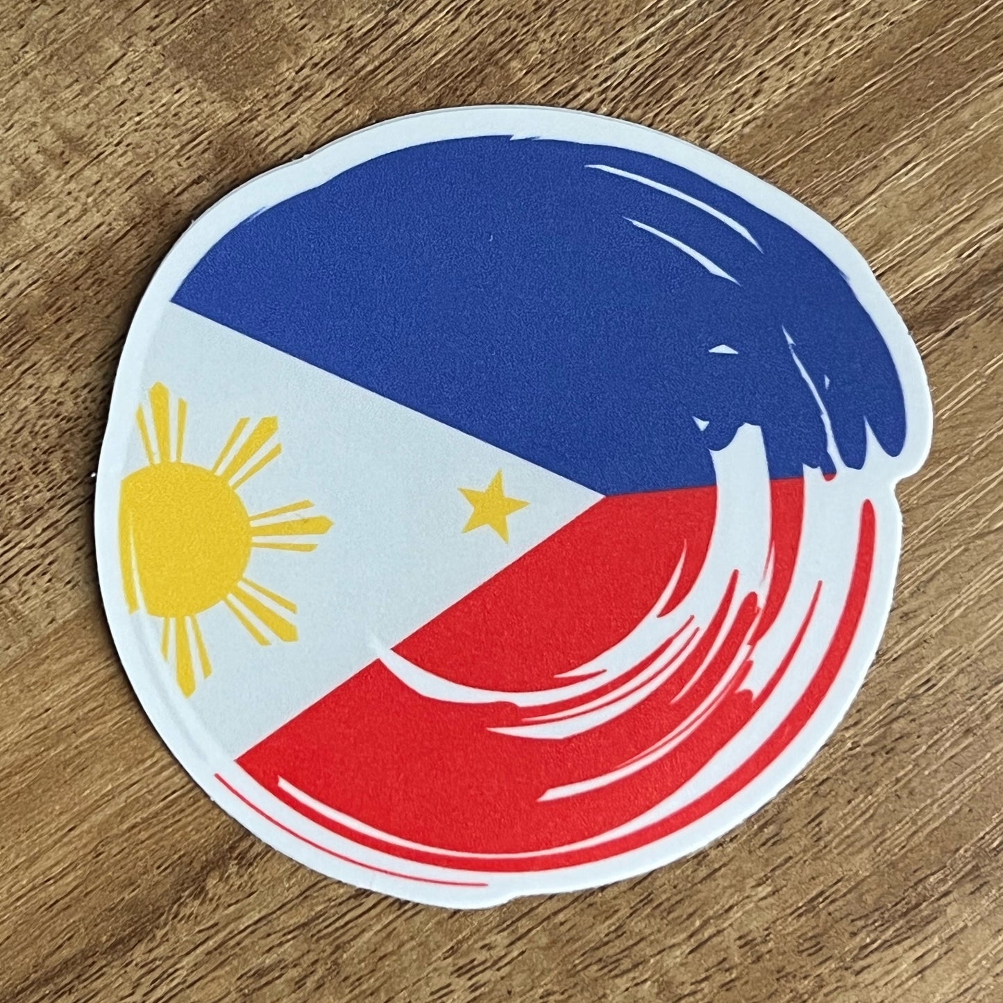 Philippines Flag 3X3" Vinyl Sticker